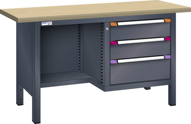 établi industriel compact