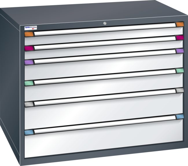 Armoire à tiroir gris RAL 502