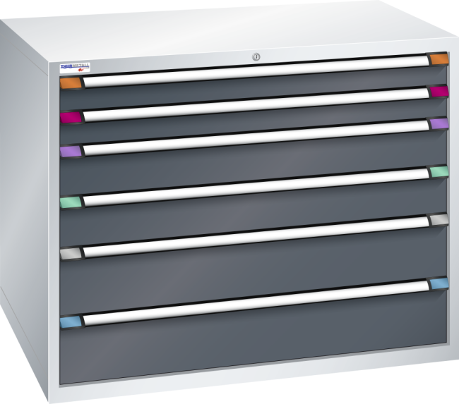 Armoire à tiroir gris RAL 502