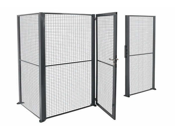 cloisons industrielles grillagées, semi grillagées ou pleines.