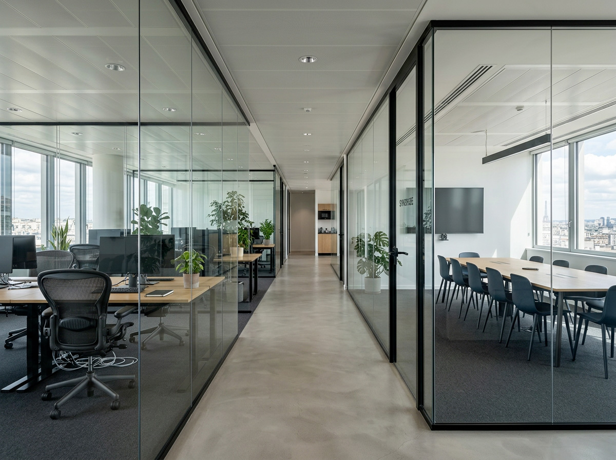 bureaux-cloisons-vitress large choix de cloisons de bureaux vitrées